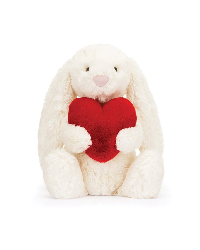 Bashful Red Love Heart Bunny